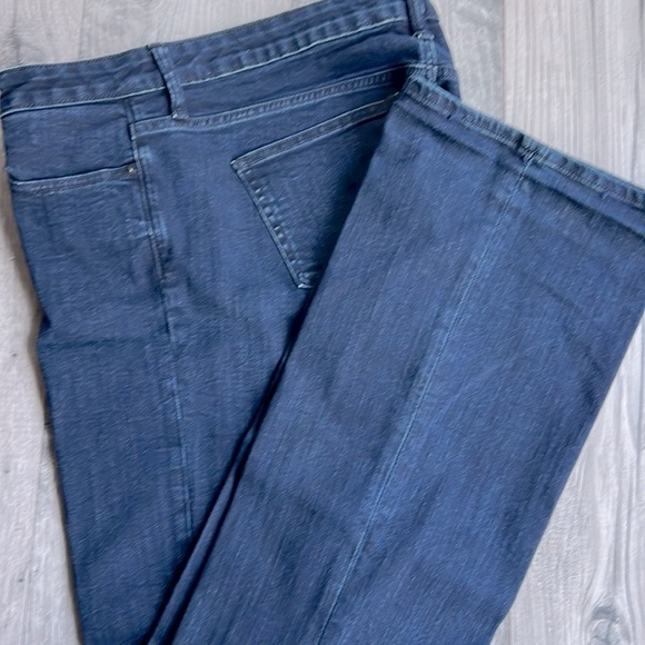 32 Tall Long & Lean Gap Denim Jeans Wide Flare Boot 36" inseam - Picture 2 of 11